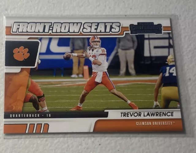 2021 Panini Contenders Draft Picks TREVOR LAWRENCE Front Row Seats #1