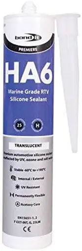 BOND IT CLEAR HA6 RTV Silicone Sealant Marine Aquarium Safe Water Fish Tank