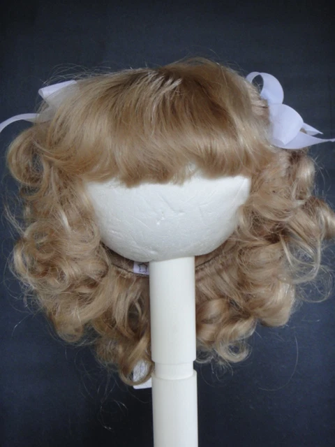 Perruque Cheveux Naturels Pour Poupée – Taille 9 (32 Cm) – Fabriquée En France