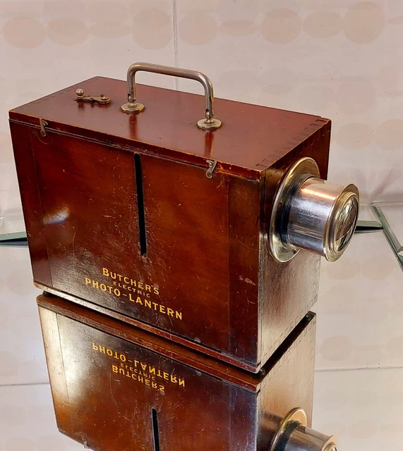 Vintage Butchers Electric Photo Magic Lantern c1910