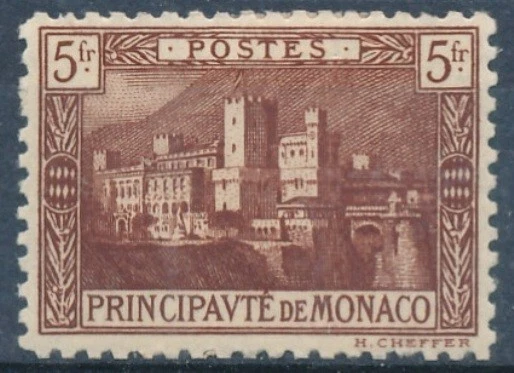 [BIN17186] Monaco 1922/23 good very fine MH stamp Val $45