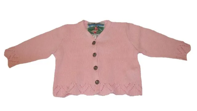 Traditional Girl Cardigan Pink Size 98 104 110 116 122 128 134 140 146 152 158