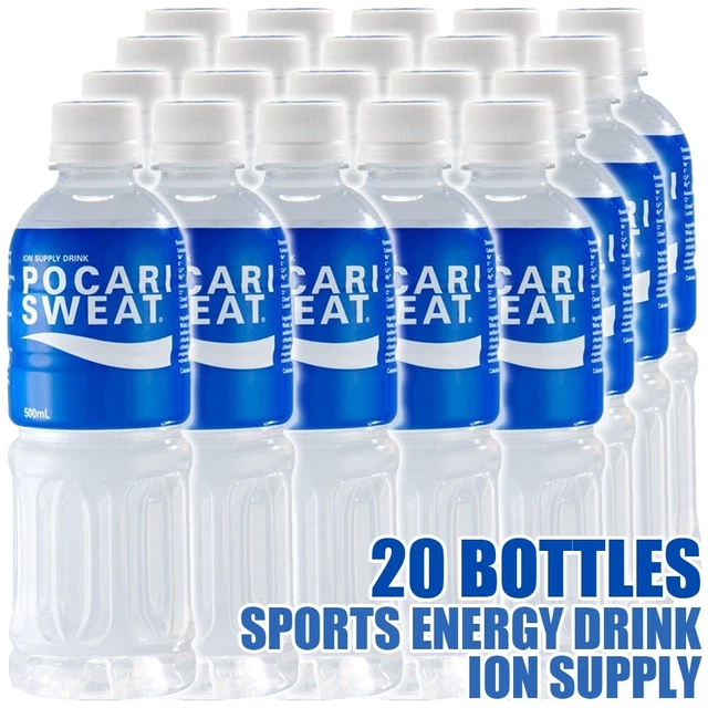 POCARI SWEAT Fornitura Ione Stile Giapponese Bevanda Sportiva 500mL (20 Bottiglie) - STOCK UK