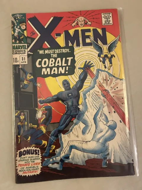 X-Men #31 1967 VG 1st appearance Cobalt Man