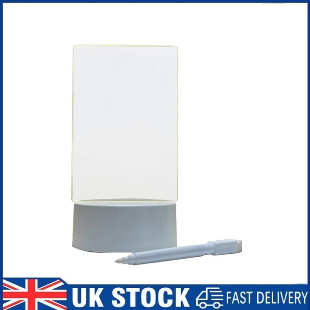 LED BEDSIDE LAMP with Pen Acrylic DIY Table Lamps for Home Furnishing