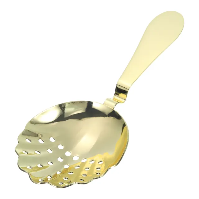 Julep Strainer, 1pcs - Stainless Steel Cocktail Strainer (Gold, 175mm)
