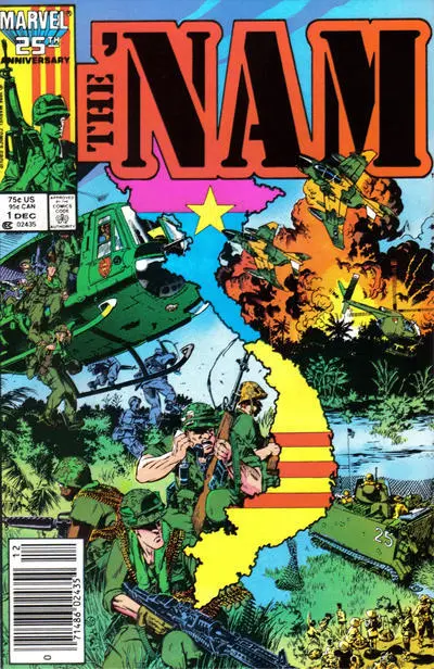 Nam, The #1 (Newsstand) VF; Marvel | Vietnam War comic 1st print - we combine sh