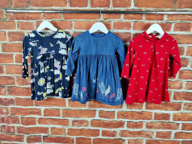 Baby Girls Bundle Age 12-18 Months Next M&S J Conran Dress Denim Unicorn 86Cm