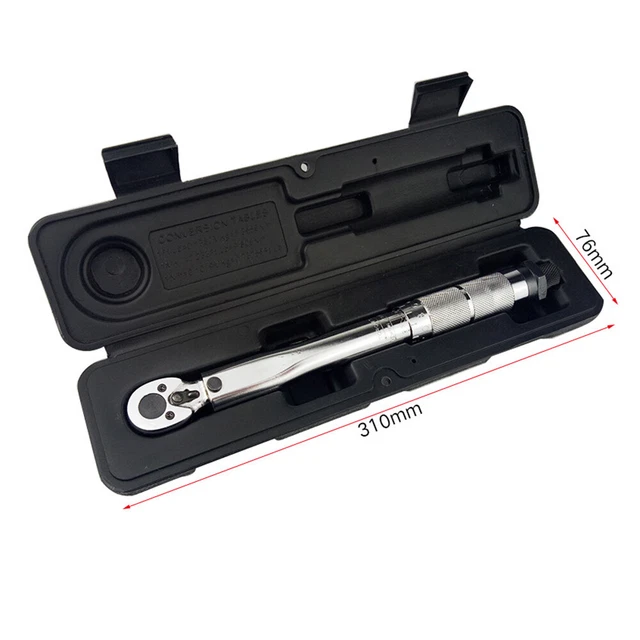 Drehmomentschlüssel 1/4" Zoll Antrieb 5 bis 25 NM Drehmoment Schlüssel Werkzeug 11