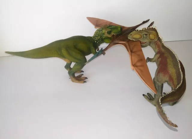 SCHLEICH Realistic Dinosaur Toy Figures T-Rex, Giganotosaurus, Quetzalcoatlus!