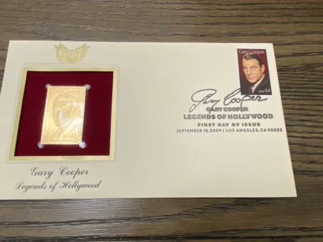 2009 GARY COOPER Legends of Hollywood GOLDEN Cover Replica Stamp $9.99 ...