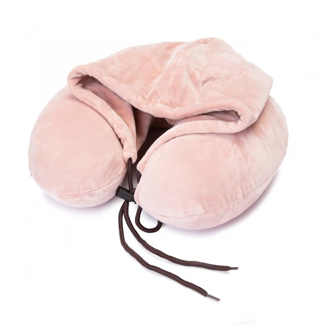 New Original  Soft Comfortable Perfect for Travel Pillow with Hood Pink