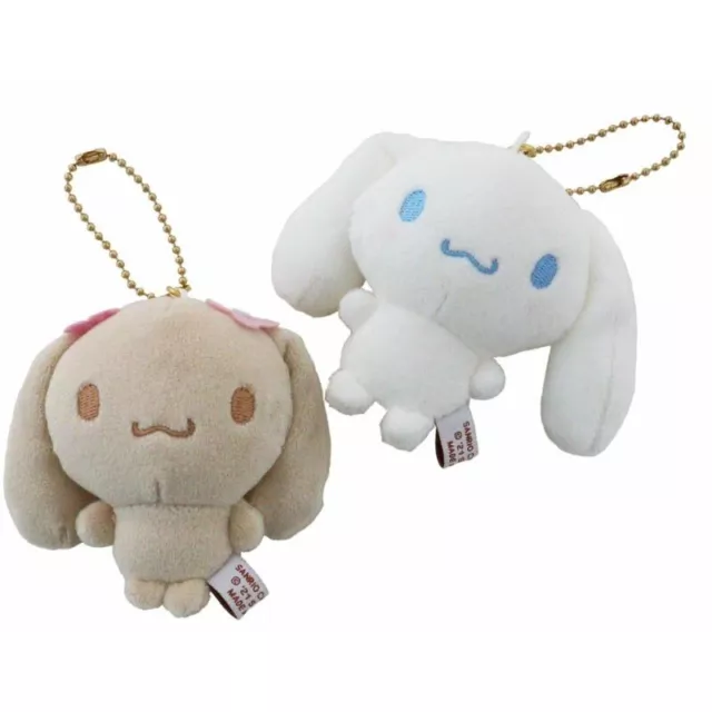 Sanrio Nikonui Cinnamoroll & Moca Plüsch Maskottchen Keychain Japan Offiziell