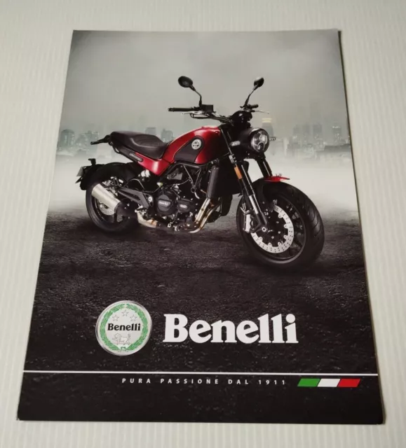 Benelli Modelle 2018 Deutsche Prospectus Catalogue Brochure Moto