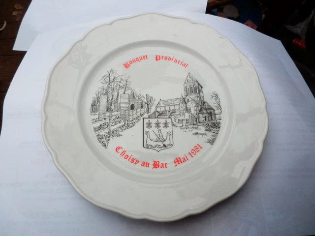 Lot De 6 Assiettes Plates Provincial Bouquet 1987 - JMP Marketing - 27cm - Occasion