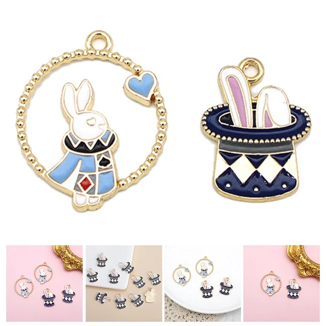 Hágalo usted mismo collares colgante pulseras hágalo usted mismo collares sombrero de conejo