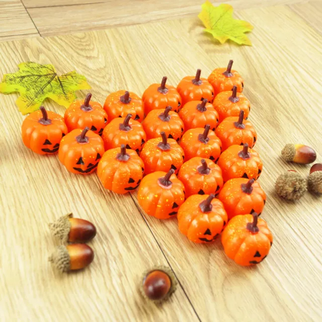 8/16PC 1/6 Scale Halloween Pumpkins Dollhouse Miniatures Food Set Accessories