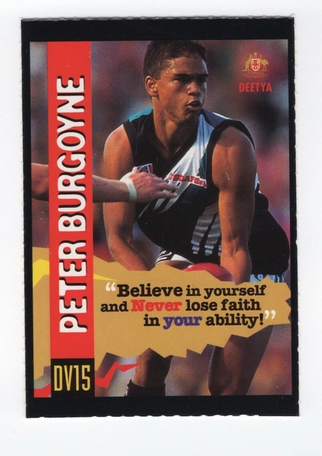 AFL card Peter Burgoyne - Port Adelaide (Deadly Vibe)