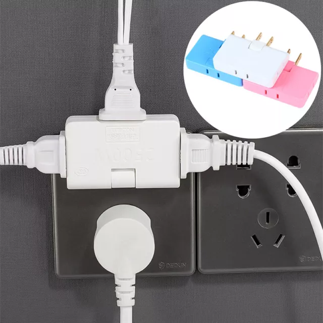 Rotatable Socket Converter 180 Degree Multi Plug Slim Wireless Outlet Adapt'mj