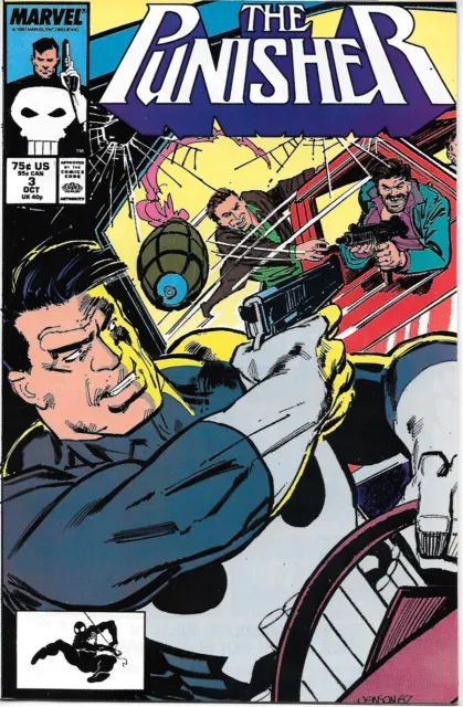 The Punisher Comic Book Volume 2 #3 Marvel Comics 1987 VERY HIGH GRADE UNREAD