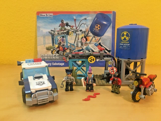 BLUEBRIXX (107151) CITY Polizei: Refinery Sabotage -Klemmbausteine, top