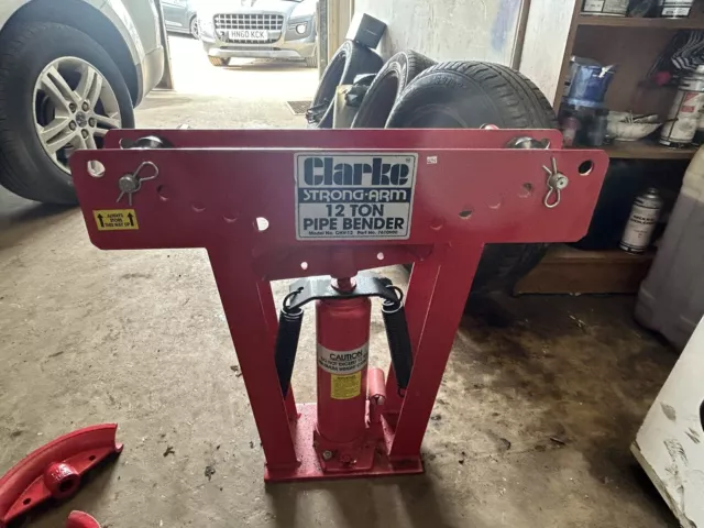 Clarke Strong Arm 12 Ton Hydraulic Pipe Bender