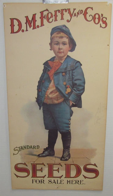 1964 Ferry Seed Co Poster 12 1/2 X 24 inches