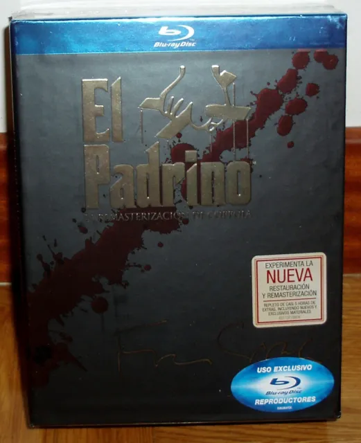 EL PADRINO ( The Godfather) TRILOGIA REMASTERIZADA 4 BLU-RAY PRECINTADO NUEVO