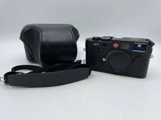 *MINT* Leica M7 0,72 Schwarzes 35-mm-Entfernungsmesser-Filmkameragehäuse...