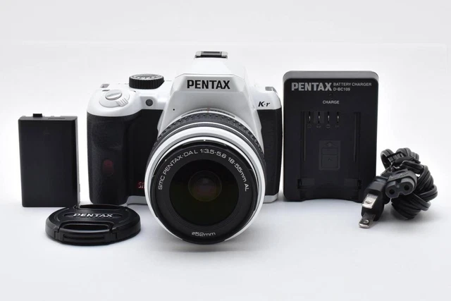 PENTAX K-R WHITE Body SMC 1:3.5-5.6 18-55mm Zoom Lens Kit w PENTAX K-R WHITE Body SMC 1:3.5-5.6 18-55mm Zoom Lens Kit w