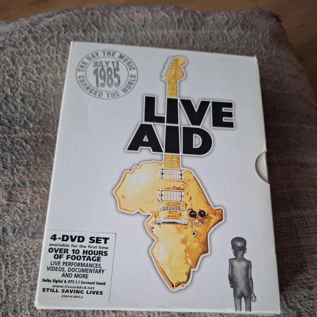 LIVE AID 4-DVD Box Set July 13th 1985 Sealed $73.44