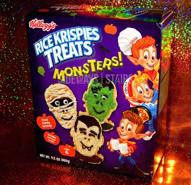 RICE KRISPIES TREATS MONSTERS KIT W/ MOLD Halloween treat monster mummy vampire