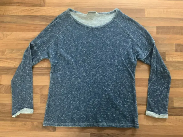 Pre-Loved Blue & White Fleck Girls Jumper / Sweater From Next Age 12 Vgc