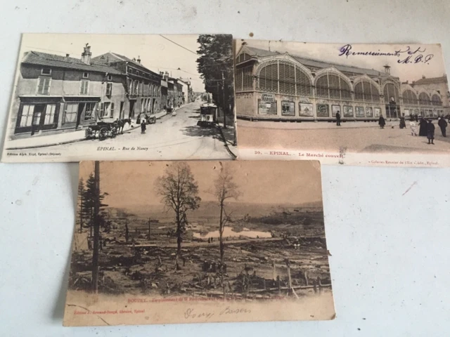lot cpa carte postale ancienne epinal bouzey