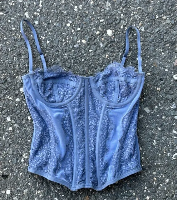 Out From Under Modern Love Corset in Blue