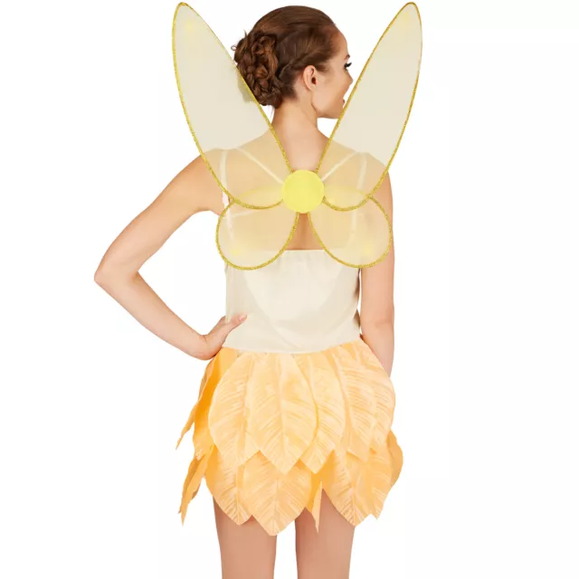 Schmetterlingsflügel Elfe Wald Fee Feen Flügel Feenflügel Fasnacht Karneval gold 3