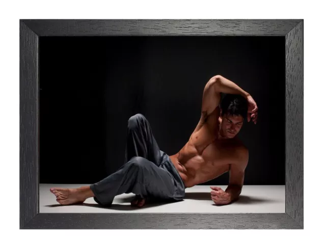 Model Man 10 Sexy Schöner Schwuler Mann Gesunder Körper Motivation Fit Fitnessstudio Poster Foto