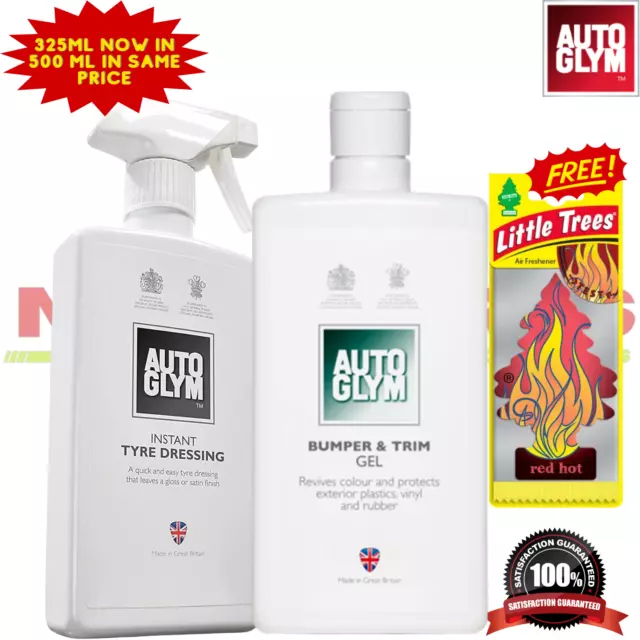 Autoglym Bumper & Trim Gel 500ml with Instant Tyre Dressing 500ml