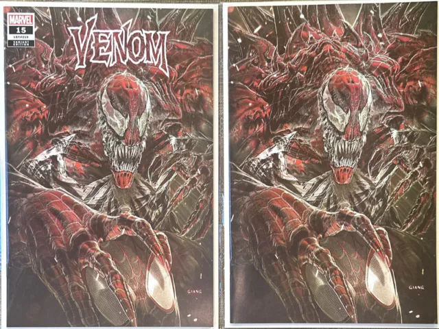 VENOM #15 - CK Exclusive JOHN GIANG Trade Dress & Virgin Variant Cover Set