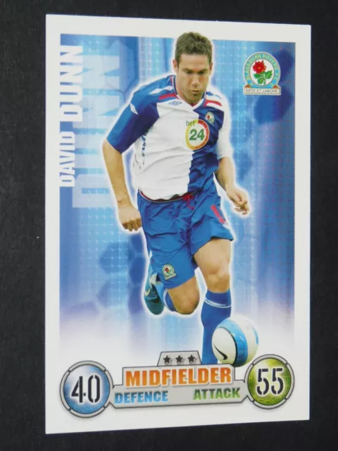 David Dunn Blackburn Rovers Topps Card Premier League Football 2007-2008
