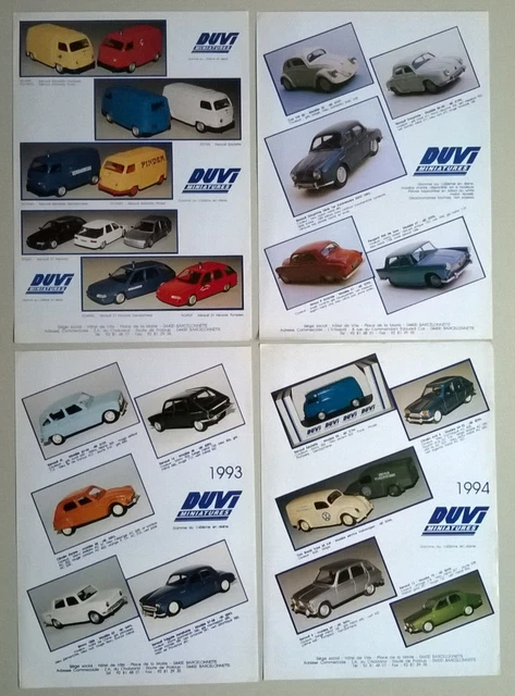 Catalogues De Voitures Miniatures Des Années 90 - En Français, à Choisir Dans Une Liste