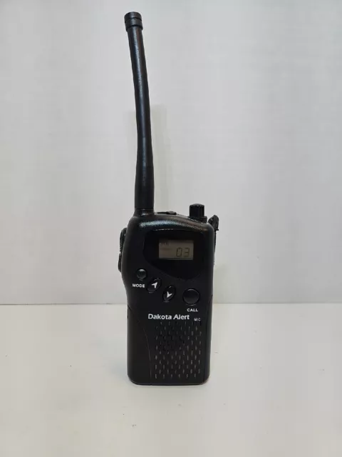 Dakota Alert M538-HT Handheld 2-Way MURS Radio With Charger- Tested Working Used