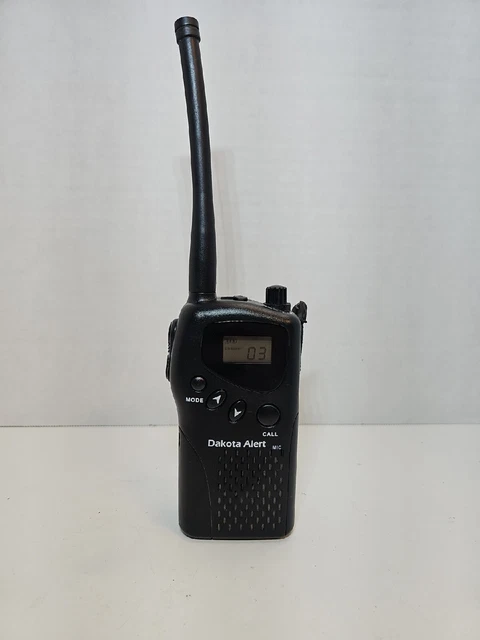 Dakota Alert M538-HT Handheld 2-Way MURS Radio With Charger- Tested Working Used