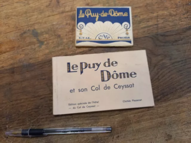 Le Puy de Dôme et son col de Ceyssat 10 cartes postales anciennes détachables