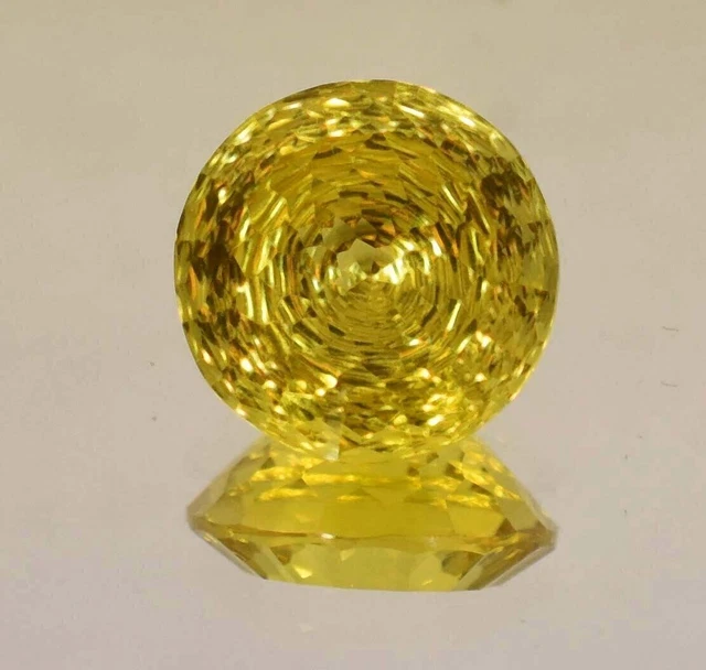 Saphir Jaune Naturel De Ceylan Taillé 9x7 Mm - Pierre Précieuse Parfaite - Neuf Sans Emballage