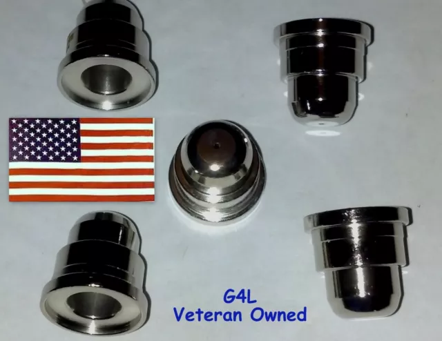 Nozzle 220329 FITS hypertherm Powermax 1650 1250 1000 RT60 5-pack 40amp fine cut
