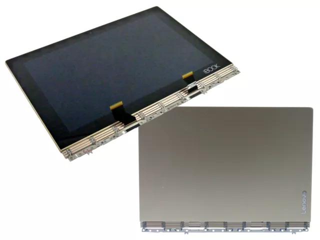 New 10.1" Gold Fhd Ips Full Touch Screen Assembly For Lenovo Yoga Book Yb1-X91F