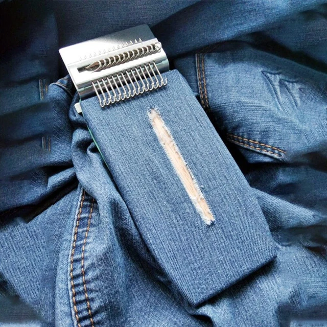 Kit de tejido pequeño Darning herramienta de tejido de madera hágalo usted mismo hermoso tejido GSA