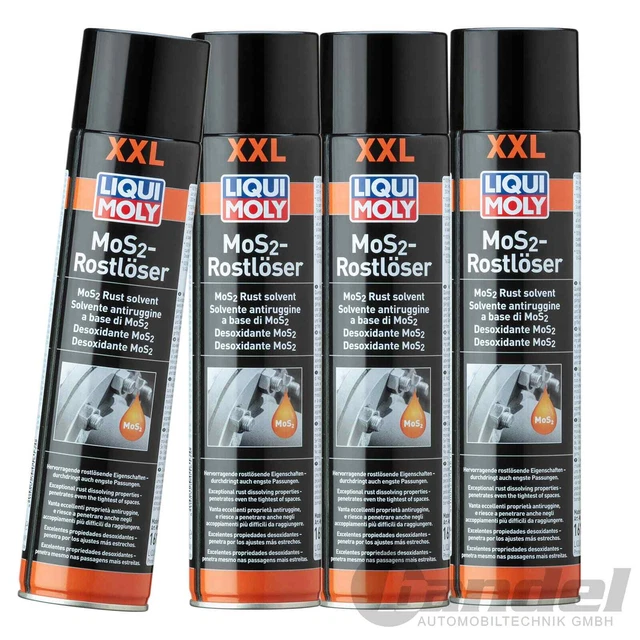 4x 600ml LIQUI MOLY MOS2 SPRAY ANTIRUGGINE ANTIRUGGINE ANTIRUGGINE UNIVERSALE