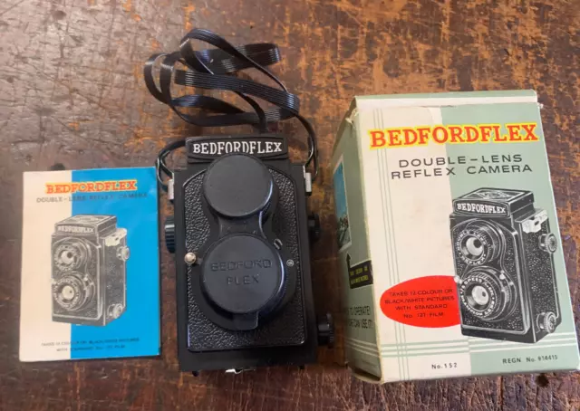 Vintage Bedford-Flex Double lens Reflex Camera 1960's NOS New in Box!!